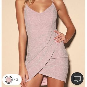 Blush pink party dress from lulus